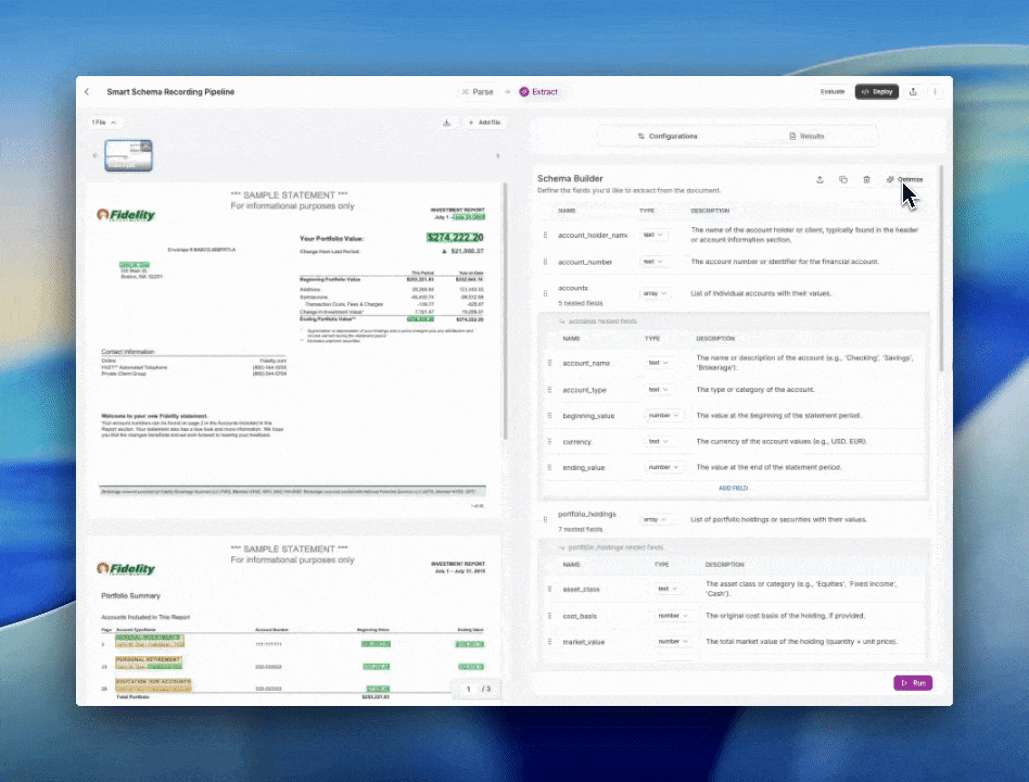 schema optimization animation